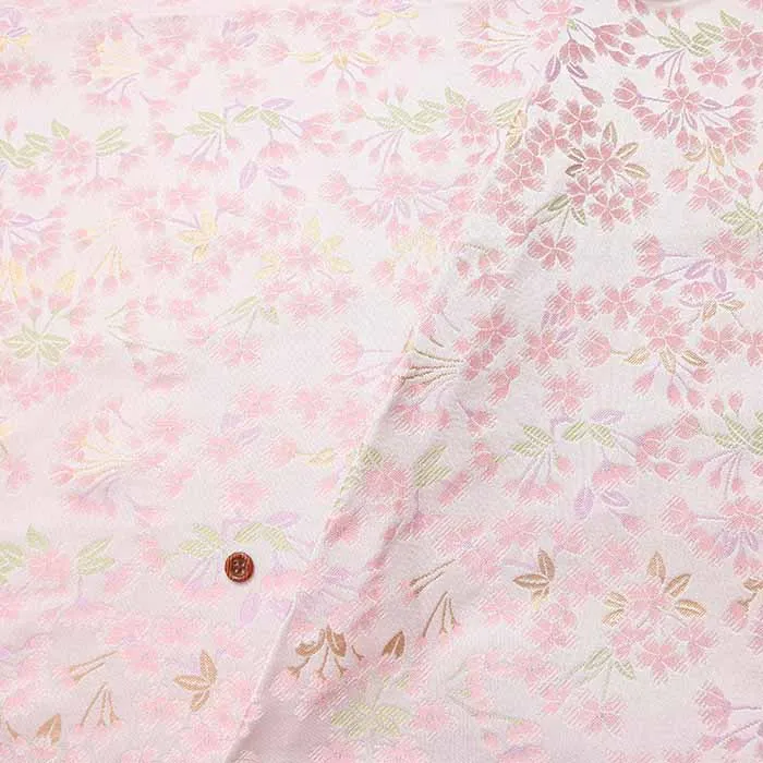 金襴　桜模様